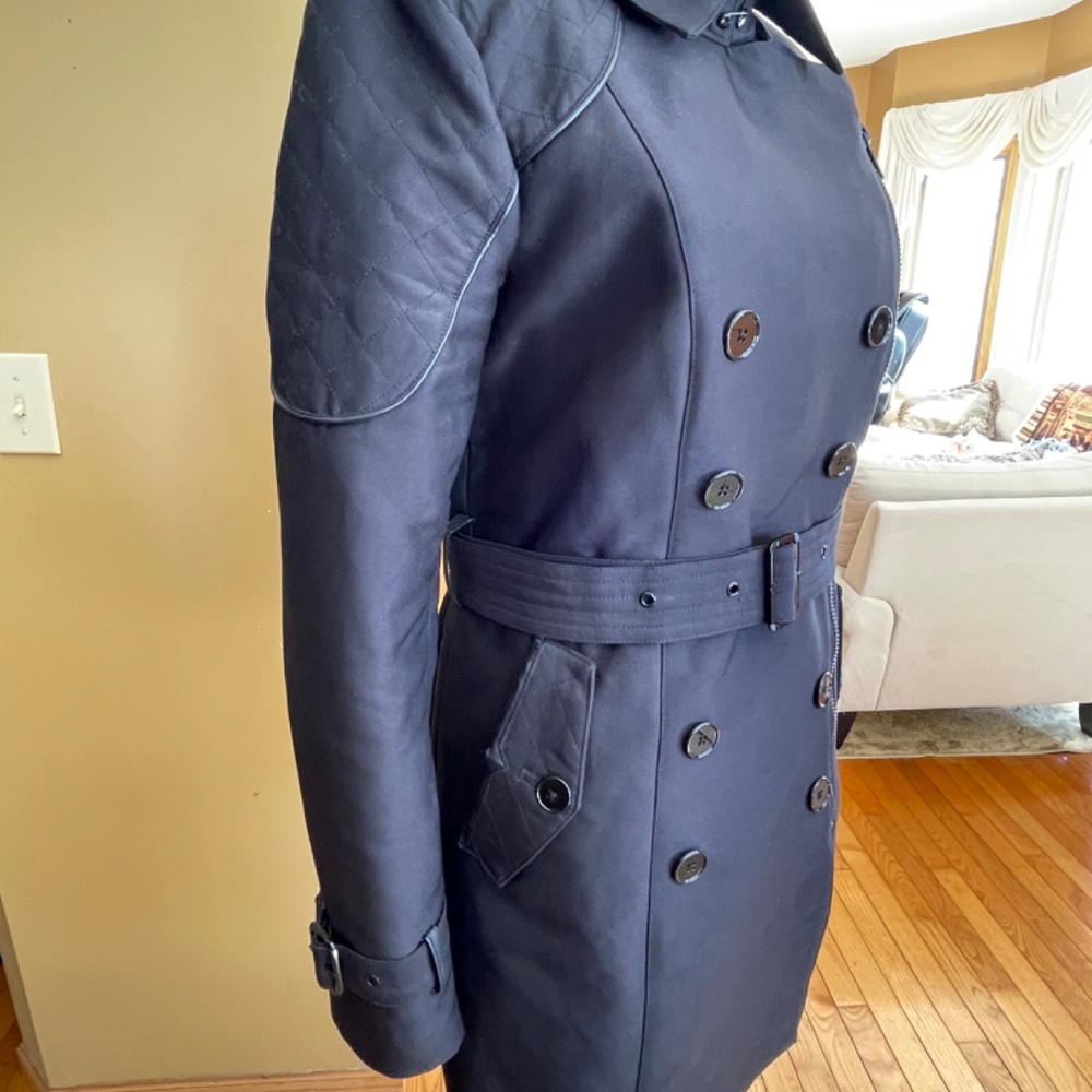 Sam Edelman black trench coats S Small - Picture 6 of 8